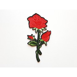 Patch "rote Rose"